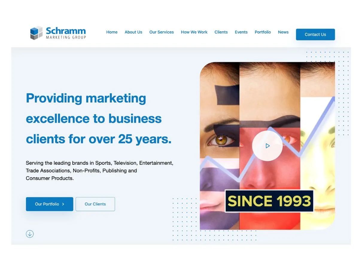 Client - Web Design - Schramm Marketing Group