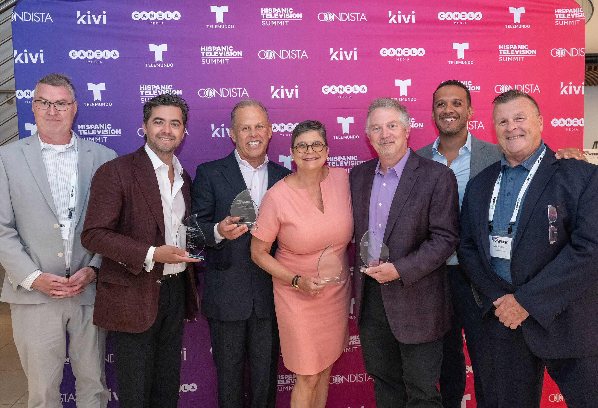 Hispanic Television Summit award recipients