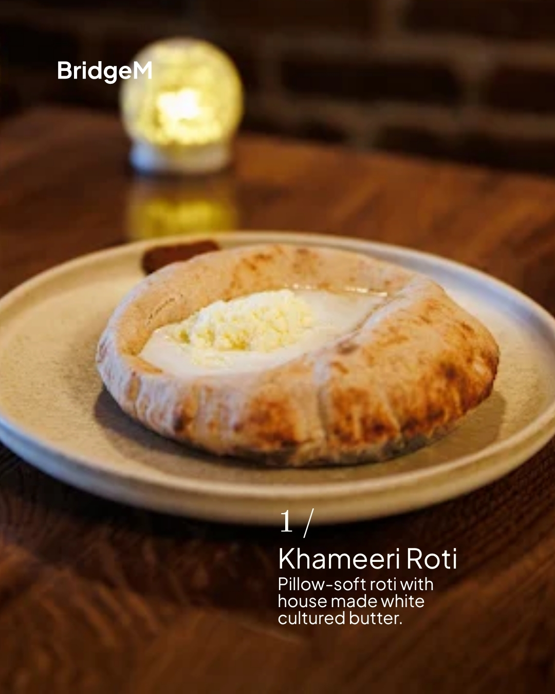 Dravida NYC - Khameeri Roti Dravida NYC - Khameeri Roti