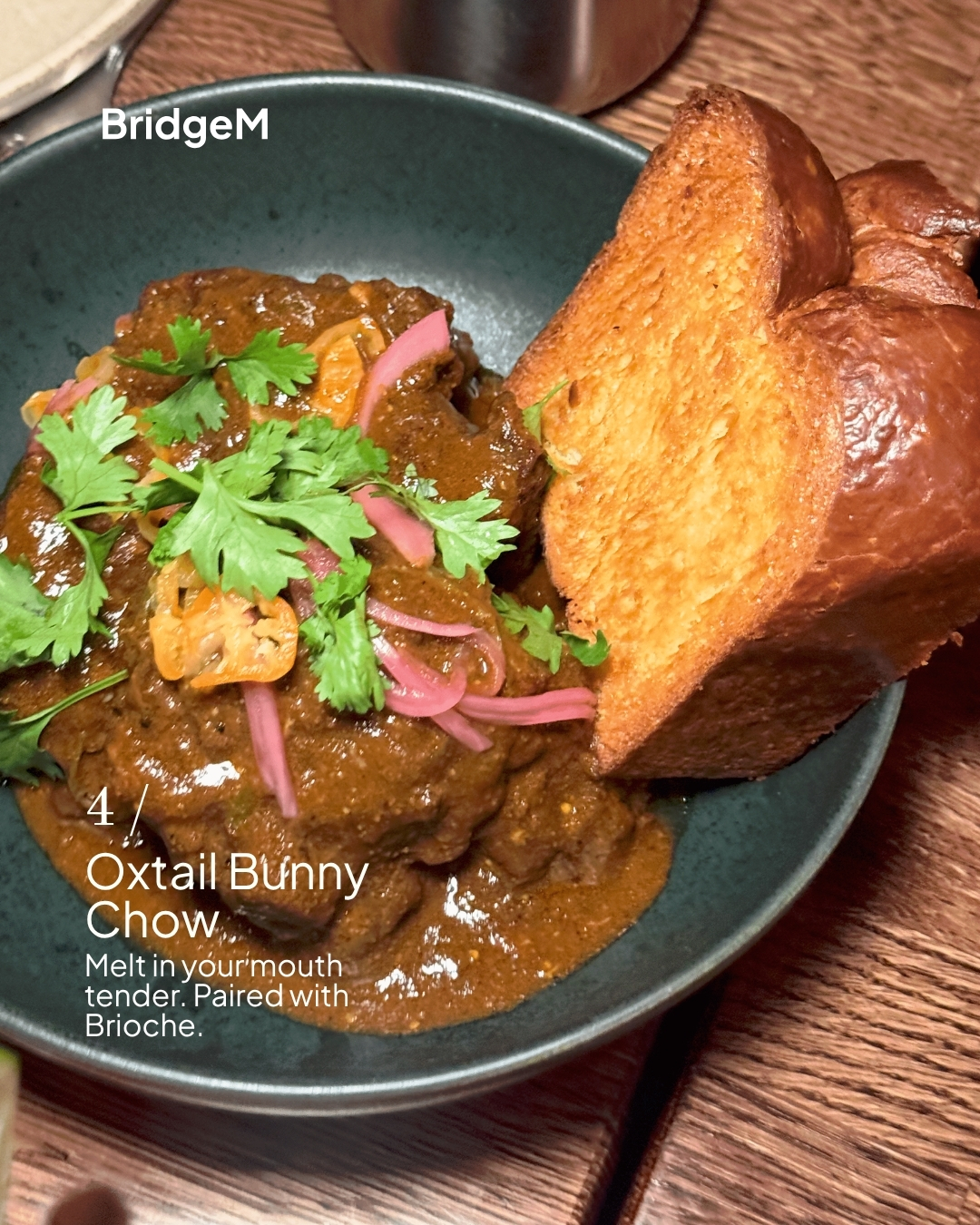 Dravida NYC - Oxtail Bunny Chow Dravida NYC - Oxtail Bunny Chow