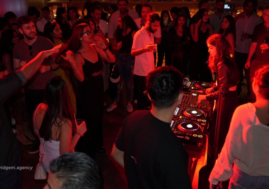 Tehkhana - South Asian event - DJ Hermina with crowd