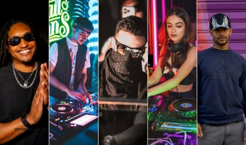 Tehkhana - South Asian event DJ lineup banner