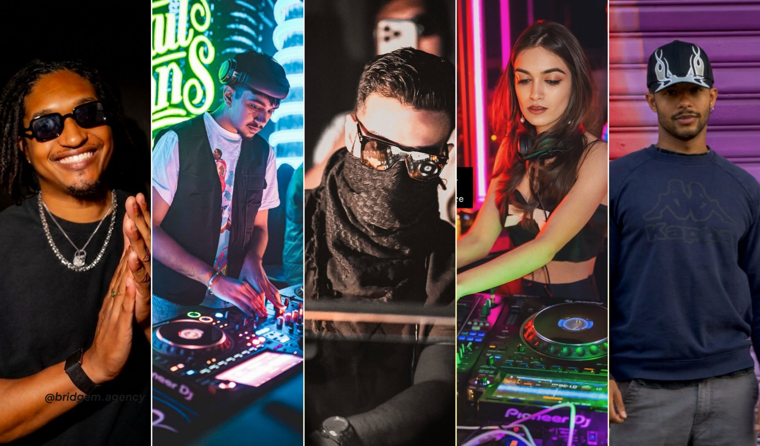 Tehkhana - South Asian event DJ lineup banner